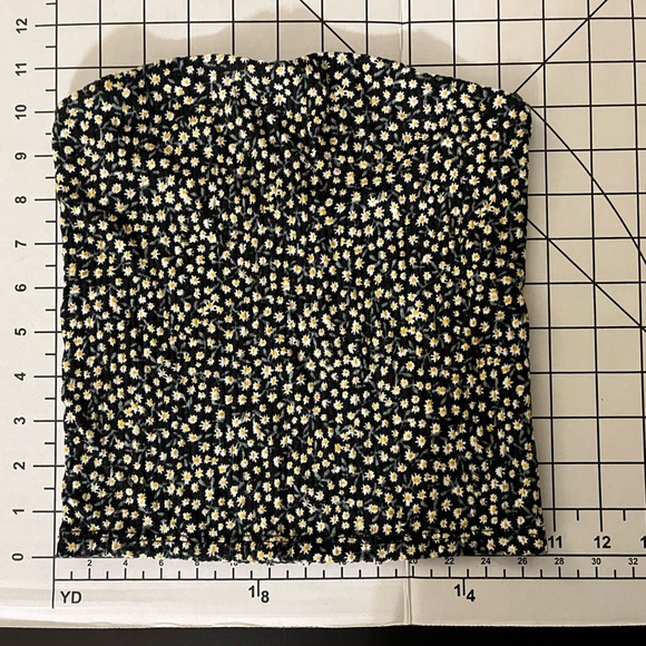 Floral tube top - Picture 1 of 8